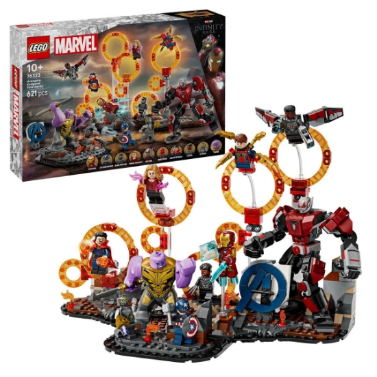 Imagine Lego Super Heroes Răzbunătorii Sfârșitul Jocului Bătălia finală 76323