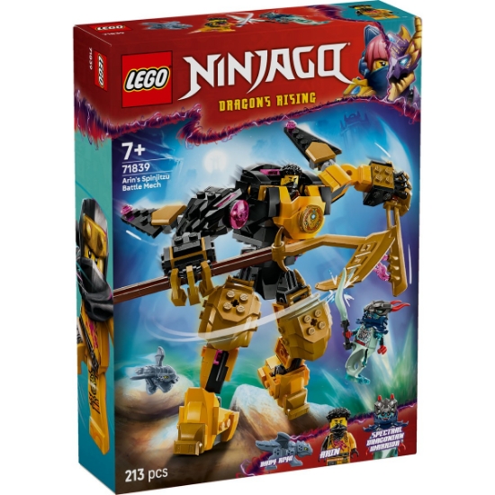 Imagine LEGO NINJAGO ROBOTUL DE LUPTA SPINJITZU A LUI ARIN 71839