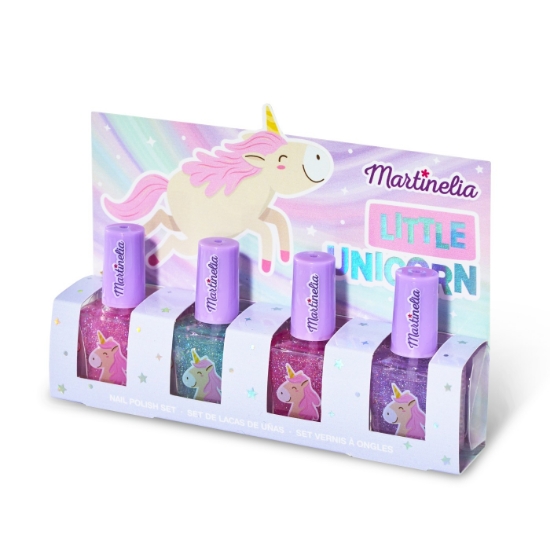 Imagine MARTINELIA LITTLE UNICORN  SET 4 LACURI DE UNGHII