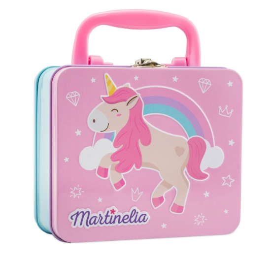 Imagine MARTINELIA LITTLE UNICORN SET DE INFRUMUSETARE IN CUTIE METALICA