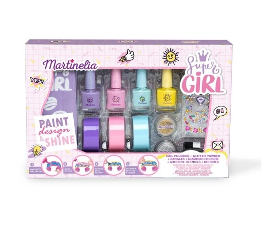 Imagine MARTINELIA SUPER GIRL SET PENTRU UNGHII SI BRATARI
