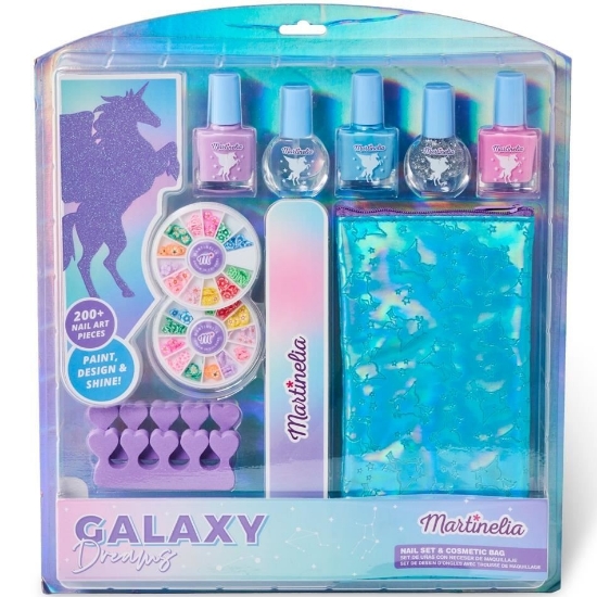 Imagine MARTINELIA GALAXY DREAMS SET INGRIJIRE UNGHII SI GEANTA COSMETICA