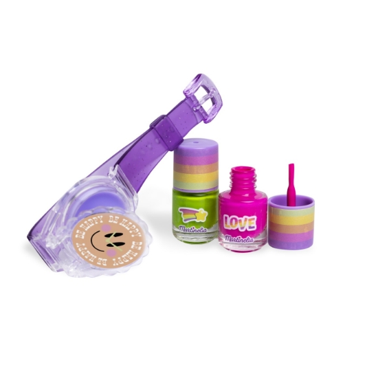 Imagine MARTINELIA SUPER GIRL SET CEAS SI 2 LACURI DE UNGHII