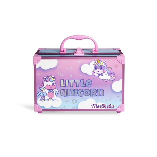 Imagine MARTINELIA LITTLE UNICORN TRUSA MAKE-UP IN SERVIETA DE METAL