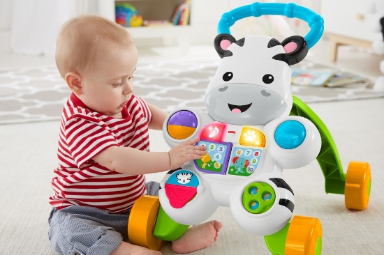Imagine Antepremergător Zebra – Fisher Price: Primii pași în stil distractiv!