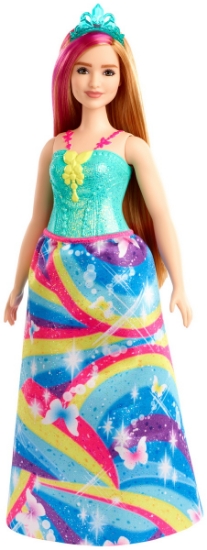 Imagine BARBIE PAPUSA PRINTESA DREAMTOPIA CU CORONITA ALBASTRA