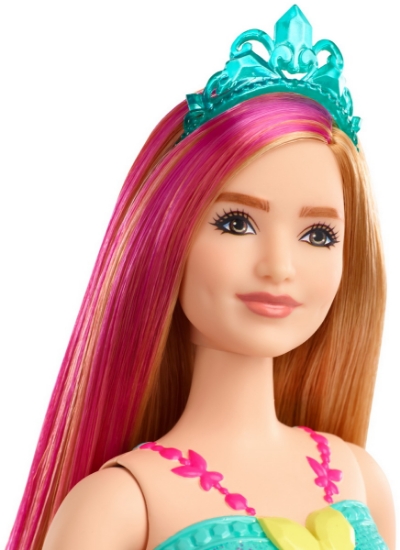 Imagine BARBIE PAPUSA PRINTESA DREAMTOPIA CU CORONITA ALBASTRA