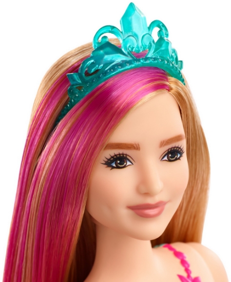 Imagine BARBIE PAPUSA PRINTESA DREAMTOPIA CU CORONITA ALBASTRA