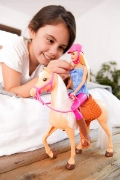 Imagine BARBIE SET PAPUSA CU CAL