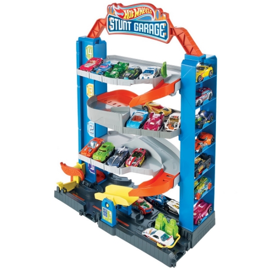 Imagine Hot Wheels Garajul cu cascadorii
