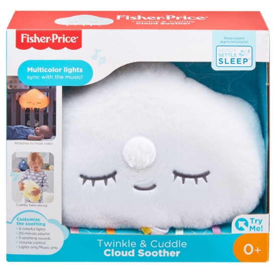 Imagine Fisher Price – Proiector pernă Norisor cu lumini și sunete