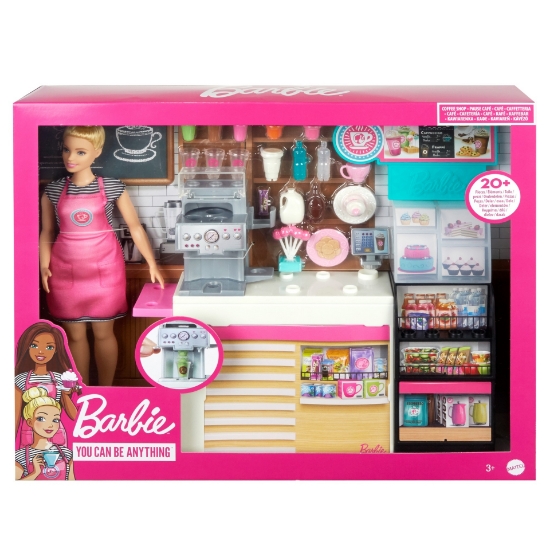 Imagine BARBIE  SET CAFENEA CU 20 DE ACCESORII