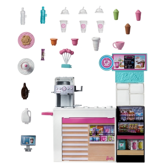 Imagine BARBIE  SET CAFENEA CU 20 DE ACCESORII