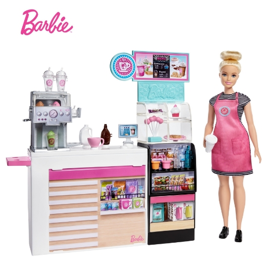 Imagine BARBIE  SET CAFENEA CU 20 DE ACCESORII