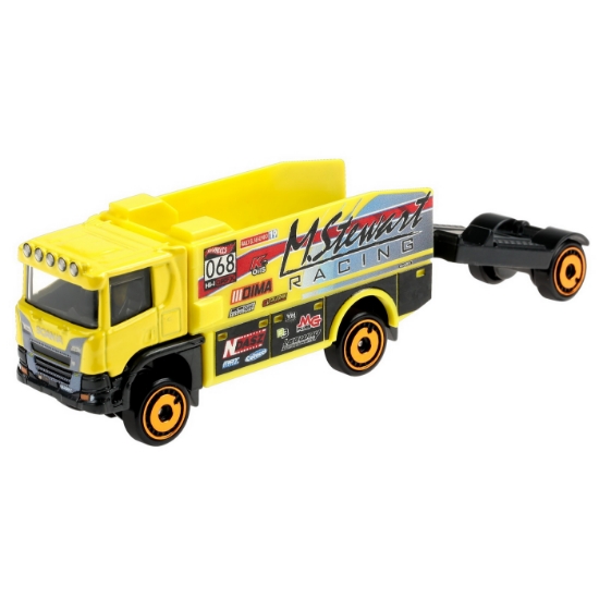 Imagine Hot Wheels camion Scania Rally Truck
