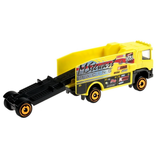 Imagine Hot Wheels camion Scania Rally Truck