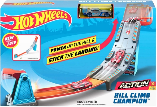 Imagine Hot Wheels Lansator cu mașinuță Power Up the Hill