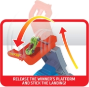 Imagine Hot Wheels Lansator cu mașinuță Power Up the Hill