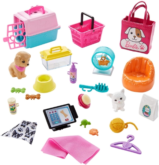 Imagine BARBIE SET DE JOACA MAGAZIN ACCESORII ANIMALUTE