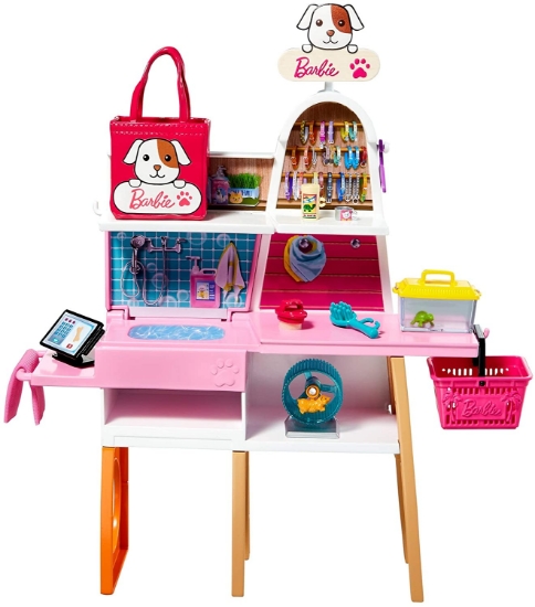 Imagine BARBIE SET DE JOACA MAGAZIN ACCESORII ANIMALUTE