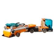 Imagine SET CAMION SI MASINA SPORT HOT WHEELS DISTRICT TRANSPORT