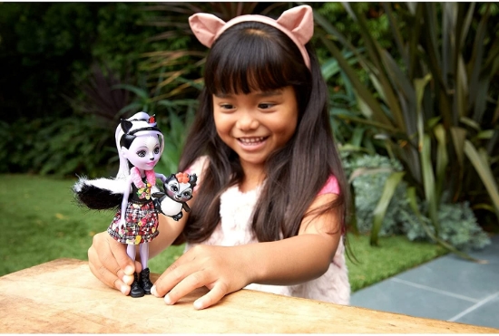 Imagine ENCHANTIMALS PAPUSI CU ANIMALUTE SAGE SKUNK SI CAPER