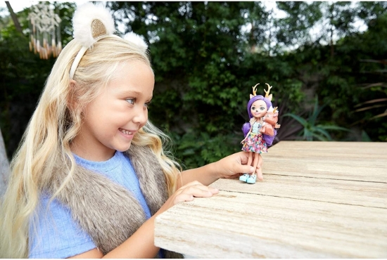 Imagine ENCHANTIMALS PAPUSI CU ANIMALUTE DANESSA DEER SI SPRINT