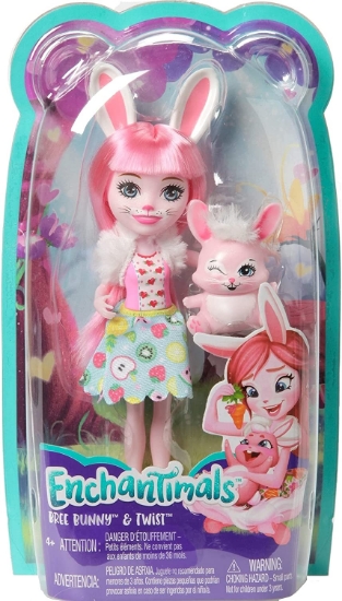 Imagine ENCHANTIMALS PAPUSI CU ANIMALUTE BREE BUNNY SI TWIST