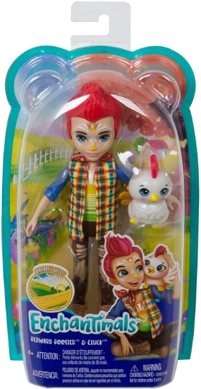 Imagine ENCHANTIMALS PAPUSI SI ANIMALUTE REDWARD ROOSTER SI CLUCK
