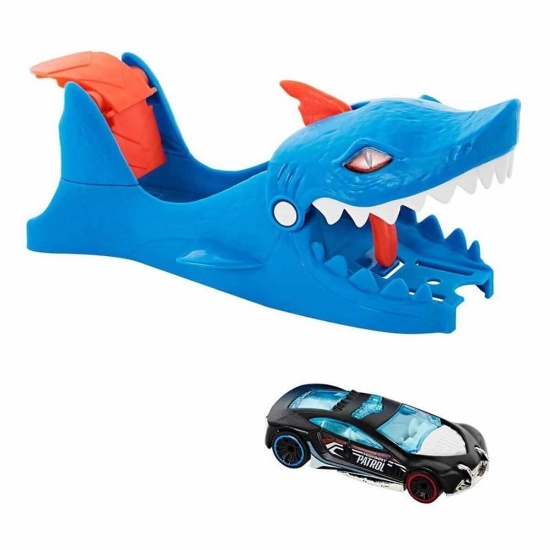 Imagine Hot Wheels Gama City Shark lansator