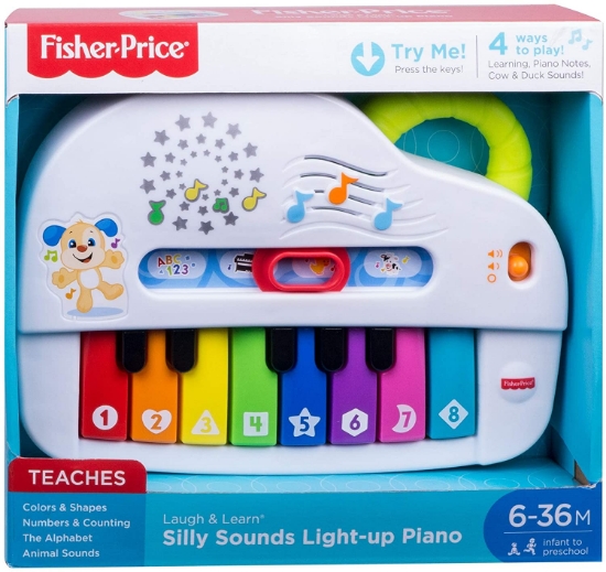 Imagine FISHER PRICE PIANUL INTERACTIV IN LIMBA ROMANA
