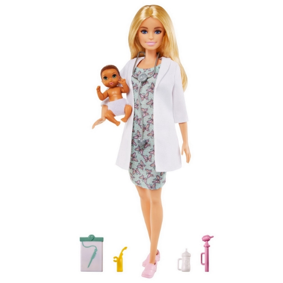 Imagine PAPUSA BARBIE DOCTOR PEDIATRU