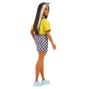 Imagine PAPUSA BARBIE FASHIONISTA BRUNETA CU SUVITE BLONDE