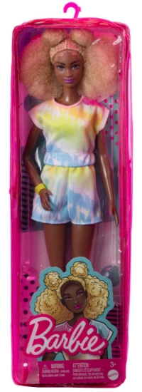 Imagine PAPUSA BARBIE FASHIONISTA CU PAR AFRO BLOND