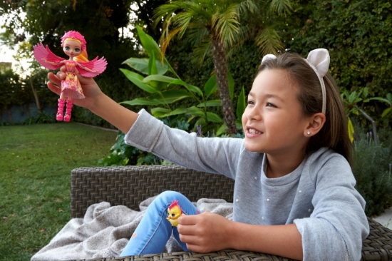 Imagine ENCHANTIMALS PAPUSI SI ANIMALUTE FALON PHOENIX SI SUNRISE