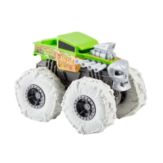 Imagine Hot Wheels Monster Truck mașinuță Twister Tredz Bone Shaker scara 1:43