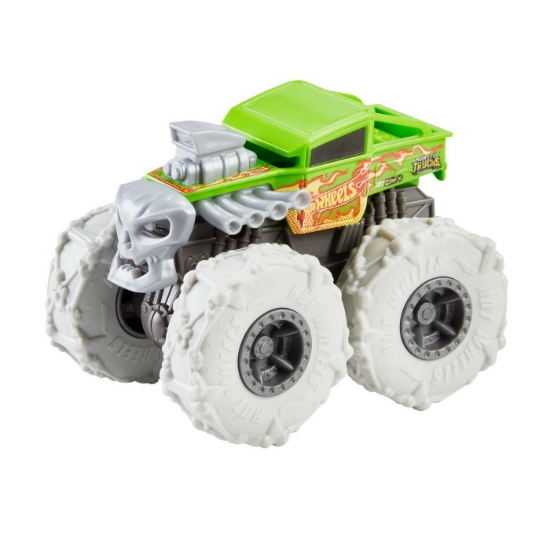 Imagine Hot Wheels Monster Truck mașinuță Twister Tredz Bone Shaker scara 1:43