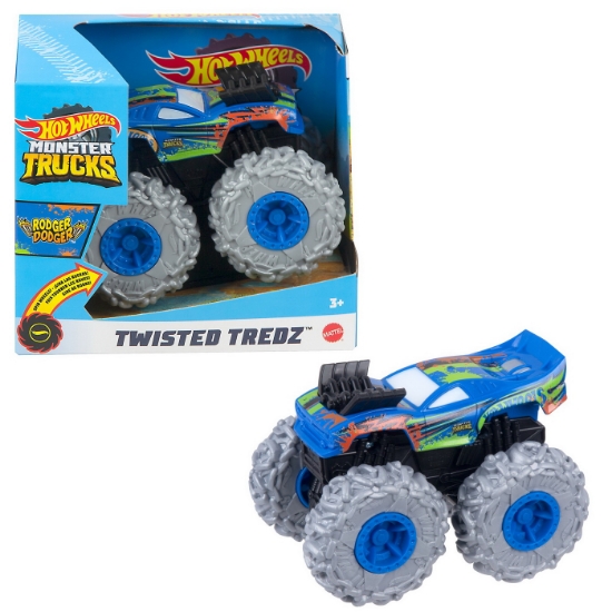 Imagine Hot Wheels Monster Truck mașinuță Twister Tredz Roger Dodger scara 1:43