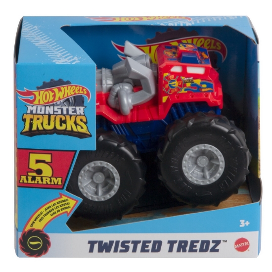 Imagine HOT WHEELS MONSTER TRUCK MASINUTA TWISTER TREDZ 5 ALARM SCARA 1:43