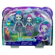 Imagine ENCHANTIMALS SET PAPUSI SURORI SI ANIMALUTELE LOR PATTER PEACOCK SI FLAP SI PIERA PEACOCK SI FEATHER