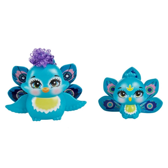 Imagine ENCHANTIMALS SET PAPUSI SURORI SI ANIMALUTELE LOR PATTER PEACOCK SI FLAP SI PIERA PEACOCK SI FEATHER