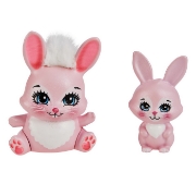 Imagine ENCHANTIMALS SET PAPUSI SURORI SI ANIMALUTELE LOR  BREE BUNNY SI TWIST SI BEDELIA BUNNY SI TAPPY