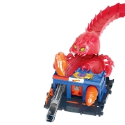 Imagine Hot Wheels City pista inamicilor secția de poliție