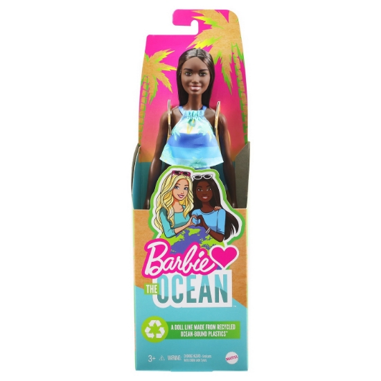 Imagine BARBIE TRAVEL PAPUSA BARBIE ANIVERSARE 50 DE ANI MALIBU BRUNETA