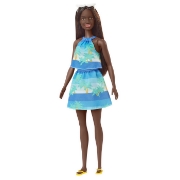 Imagine BARBIE TRAVEL PAPUSA BARBIE ANIVERSARE 50 DE ANI MALIBU BRUNETA