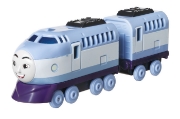 Imagine THOMAS LOCOMOTIVA CU VAGON PUSH ALONG KENJI