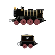 Imagine THOMAS LOCOMOTIVA CU VAGON PUSH ALONG HIRO