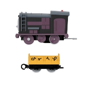 Imagine THOMAS LOCOMOTIVA MOTORIZATA DIESEL CU VAGON