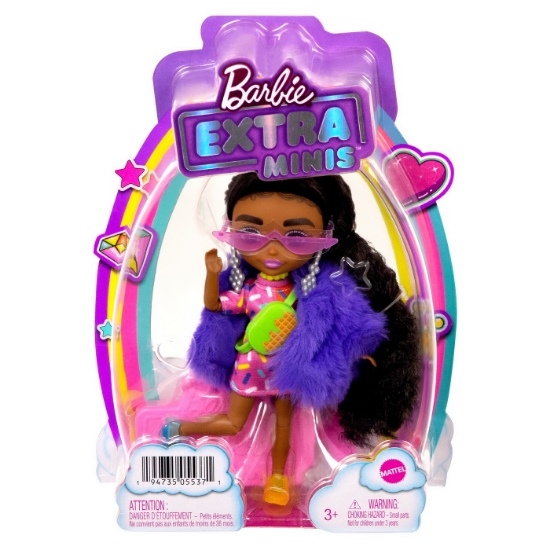 Imagine BARBIE PAPUSA BARBIE EXTRA MINI BRUNETA