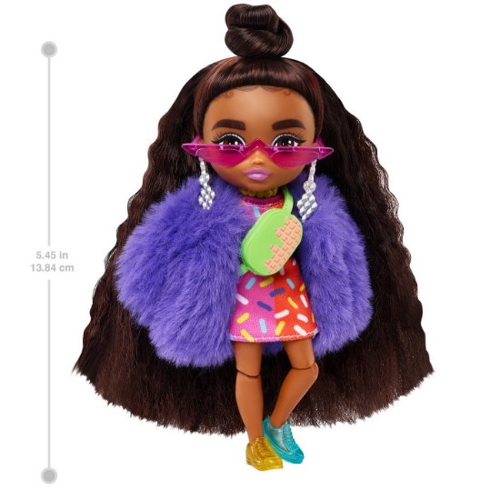 Imagine BARBIE PAPUSA BARBIE EXTRA MINI BRUNETA